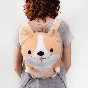 Smoko Milo Corgi Plush Backpack - NWT